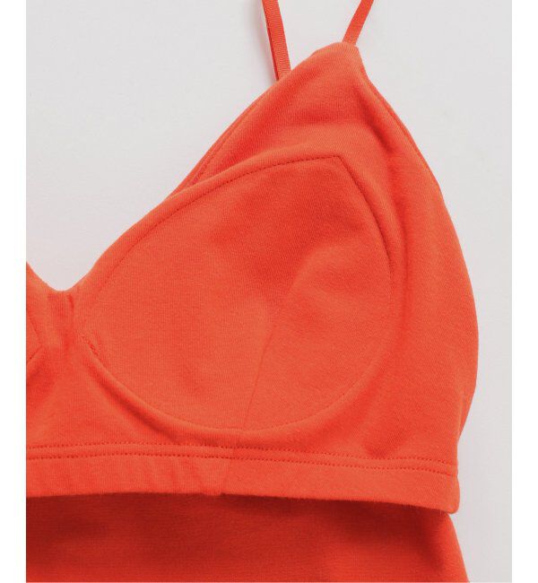 EMILYWEEK「【RESET】オーガニックコットン混 ブラキャミソール（オレンジレッド）」|インナー|