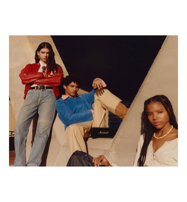 journal standard Furniture「★【Marshall/マーシャル】MIDDLETON BLACK AND BRASS ミドルトン スピーカー」|電化製品|