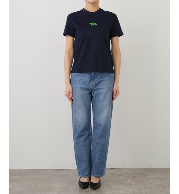 JOINT WORKS「Calvin Klein /カルバン クラインSS FLOCKED LOGO CREWNK TEE」|Tシャツ・カットソー|