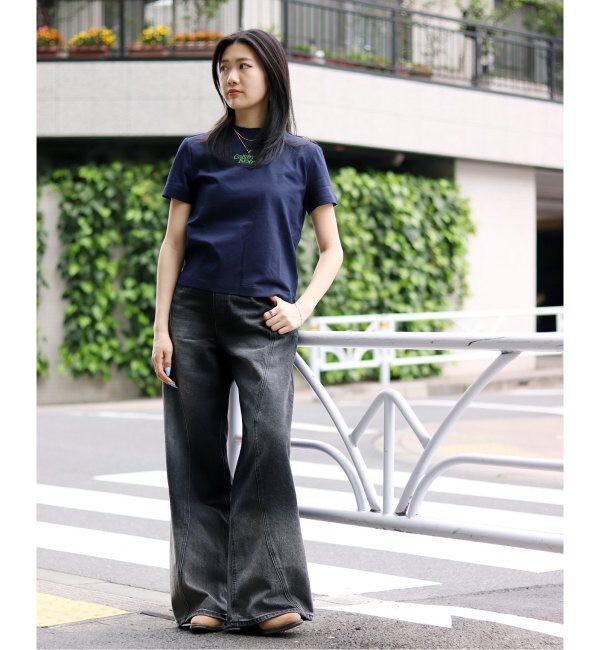 JOINT WORKS「Calvin Klein /カルバン クラインSS FLOCKED LOGO CREWNK TEE」|Tシャツ・カットソー|