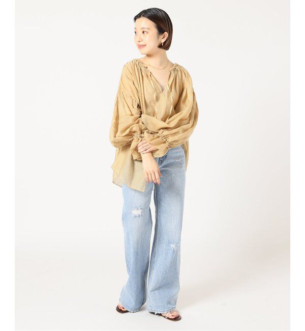 Plage「【enrica/エンリカ】 別注 VOLEME スリーブブラウス」|シャツ・ブラウス|