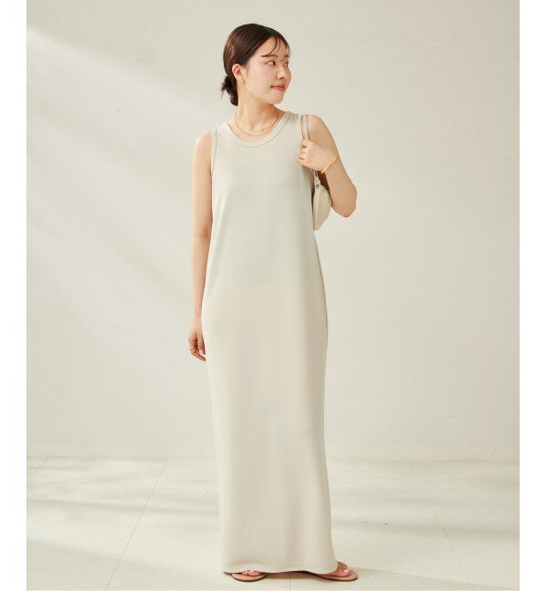 Plage「《一部カラーWEB限定追加》リブタンクワンピース 4」|ワンピース|