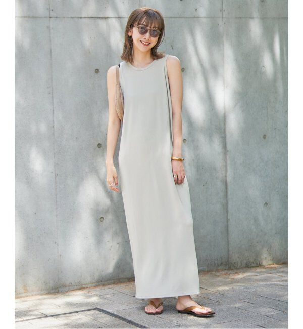 Plage「《一部カラーWEB限定追加》リブタンクワンピース 4」|ワンピース|