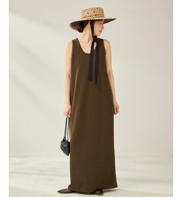 Plage「《一部カラーWEB限定追加》リブタンクワンピース 4」|ワンピース|
