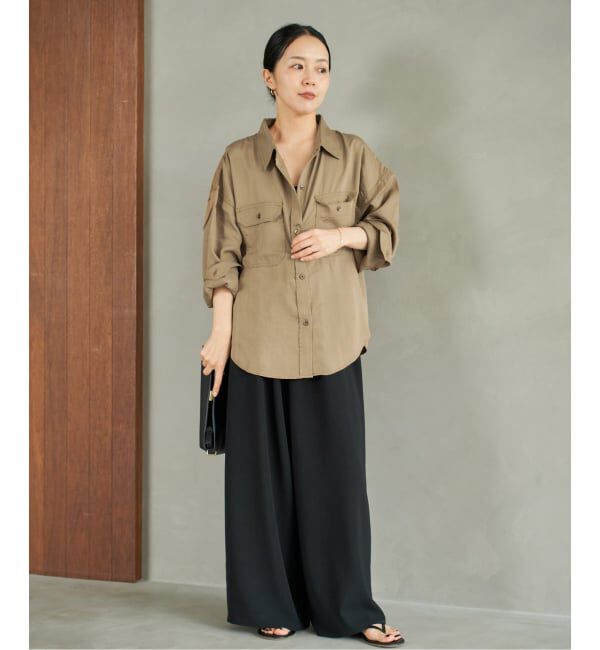 Plage「《追加》Dry Twill Relax パンツ 2」|スラックス|