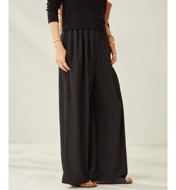Plage「FLUID STRIPE EASY パンツ」|その他|