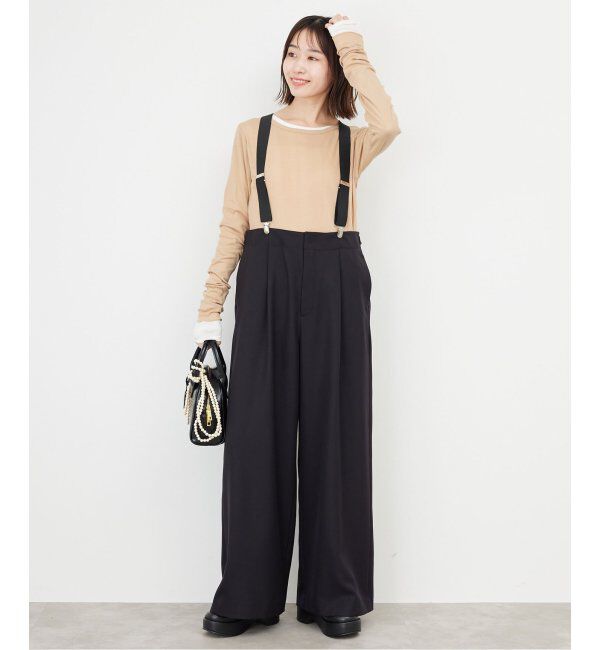 SLOBE IENA「《追加》miller/ミラー SLOBE別注 SHEER RIB クルーネック」|Tシャツ・カットソー|