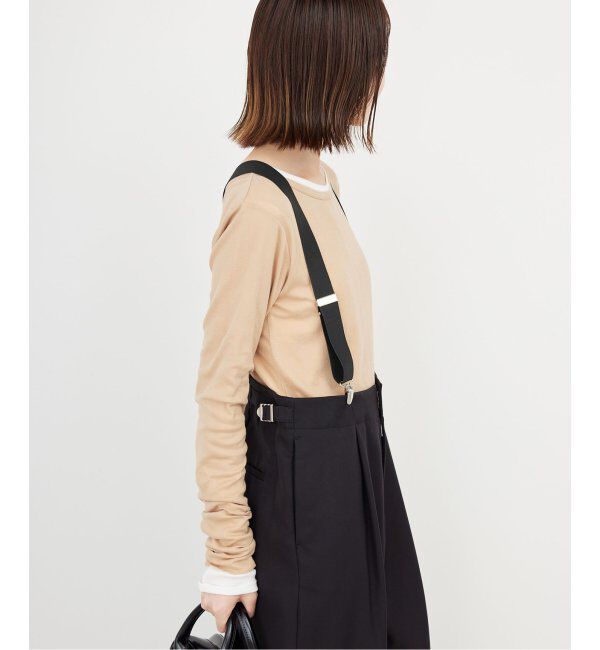 SLOBE IENA「《追加》miller/ミラー SLOBE別注 SHEER RIB クルーネック」|Tシャツ・カットソー|