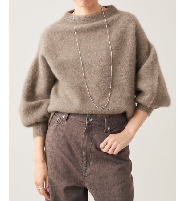 IENA LA BOUCLE「IENA LA BOUCLE ファーニットプルオーバー」|ニット・セーター|
