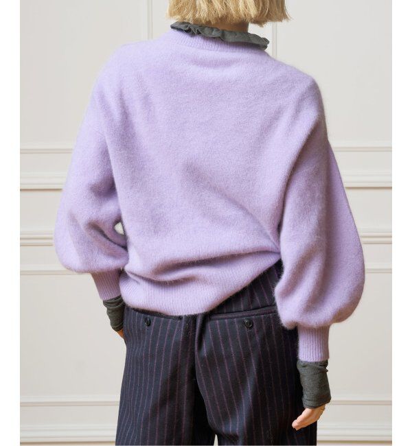 IENA LA BOUCLE「IENA LA BOUCLE ファーニットプルオーバー」|ニット・セーター|