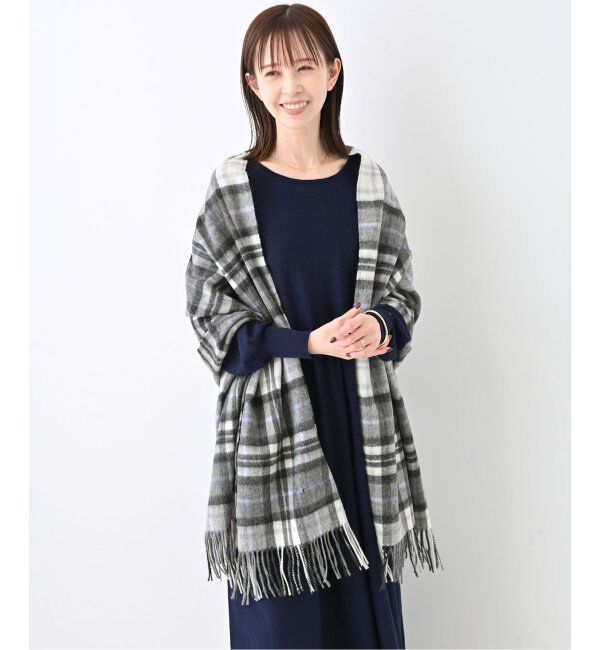 SLOBE IENA「《追加》TWEEDMILL/ツイードミル ストール 70-190-WP」|ストール|