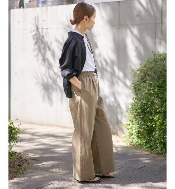 IENA「ラミーリヨセルショートシャツ」|シャツ・ブラウス|