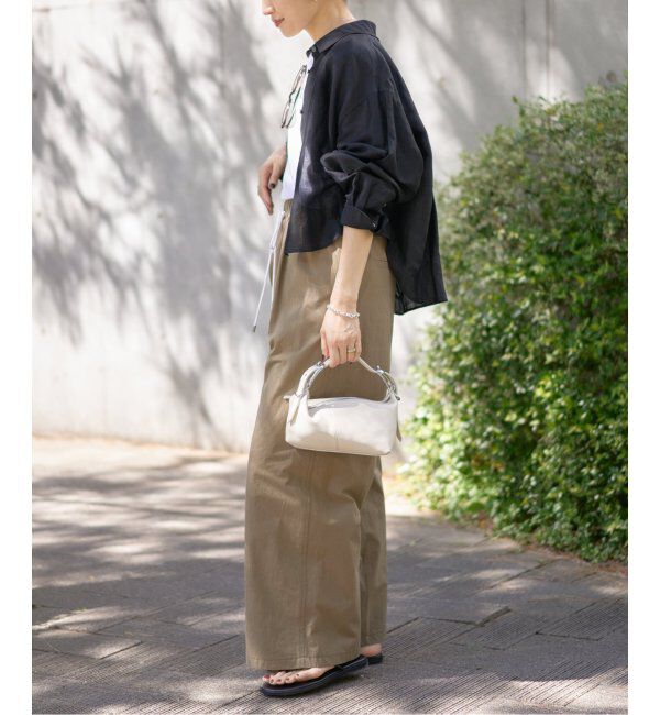 IENA「ラミーリヨセルショートシャツ」|シャツ・ブラウス|