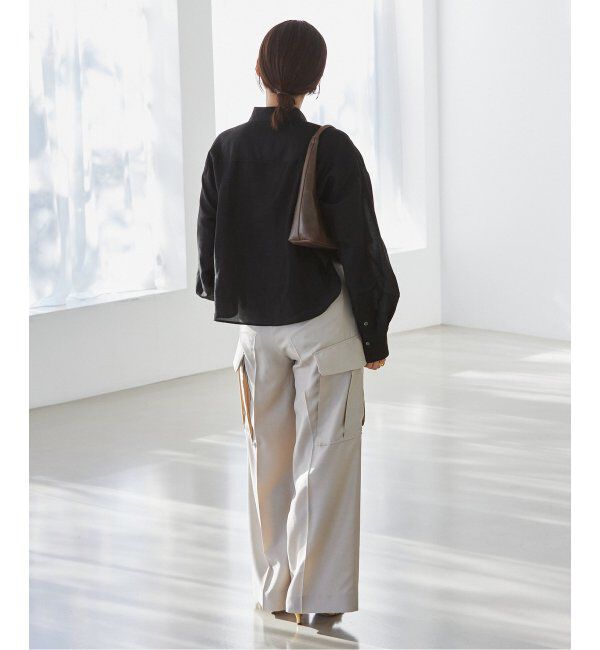 IENA「ラミーリヨセルショートシャツ」|シャツ・ブラウス|