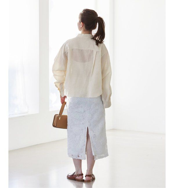 IENA「ラミーリヨセルショートシャツ」|シャツ・ブラウス|