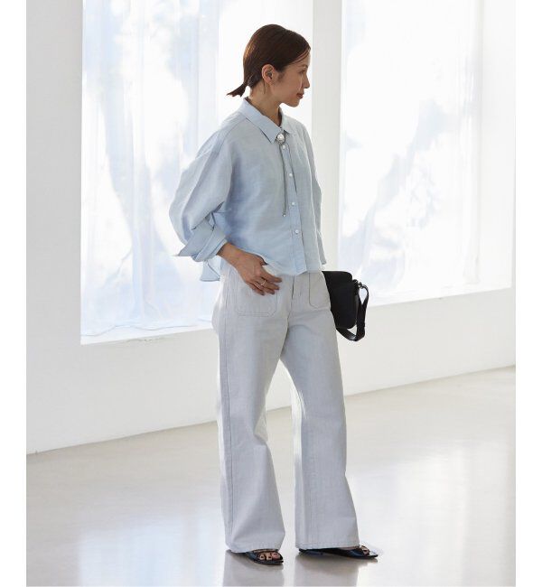 IENA「ラミーリヨセルショートシャツ」|シャツ・ブラウス|