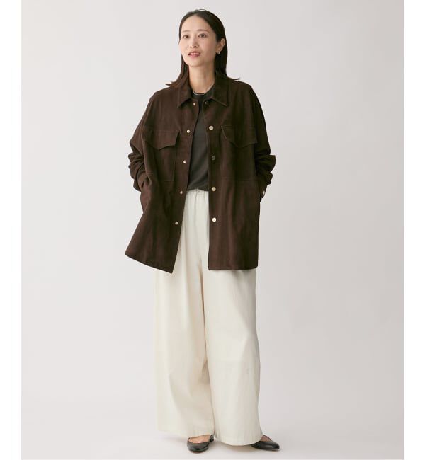 VERMEIL par iena「シルクライクサテン リラックスパンツ」|その他|