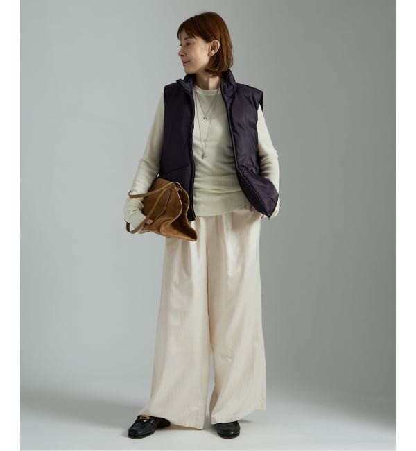 VERMEIL par iena「シルクライクサテン リラックスパンツ」|その他|