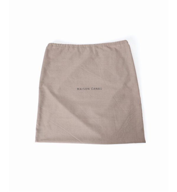 VERMEIL par iena「MAISON CANAU（メゾン カナウ） ボックスボストン Lハンドル 別注シュリンク」|ボストンバッグ|