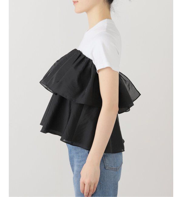 VERMEIL par iena「ベアトップギャザーブラウス」|シャツ・ブラウス|