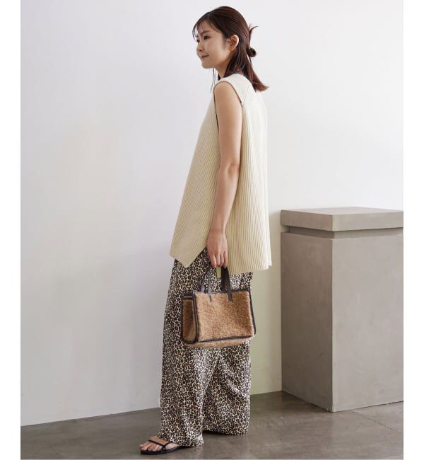 SLOBE IENA「《WEB限定/追加》プリントサテンイージーパンツ」|その他|