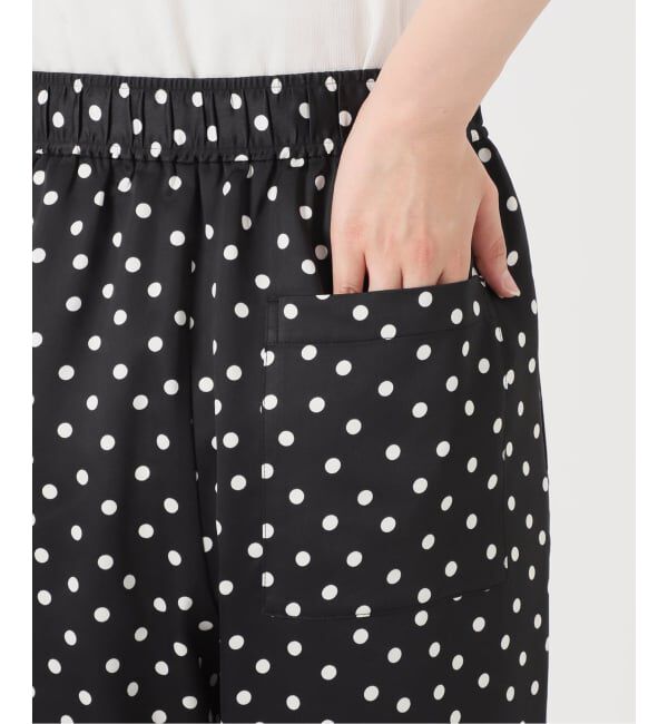 SLOBE IENA「《WEB限定/追加》プリントサテンイージーパンツ」|その他|