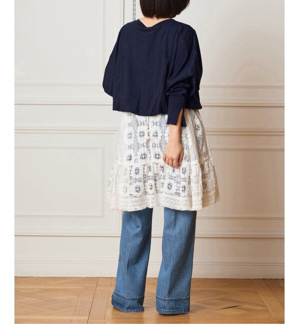 IENA LA BOUCLE「IENA LA BOUCLE バブルヘムカットソー」|Tシャツ・カットソー|