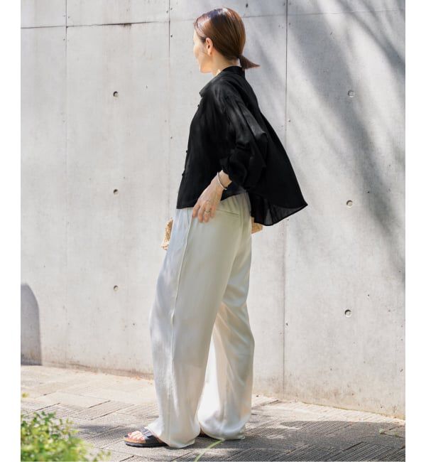 IENA「《追加2》ラミーリヨセルショートシャツ」|シャツ・ブラウス|