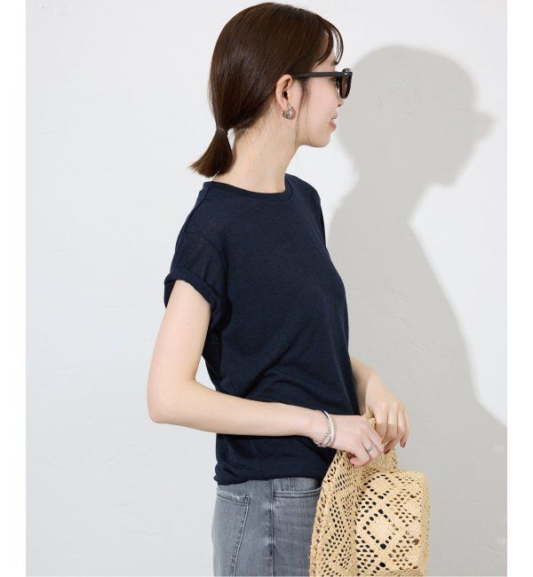 SLOBE IENA「《追加2》スラブ5分袖TEE」|Tシャツ・カットソー|