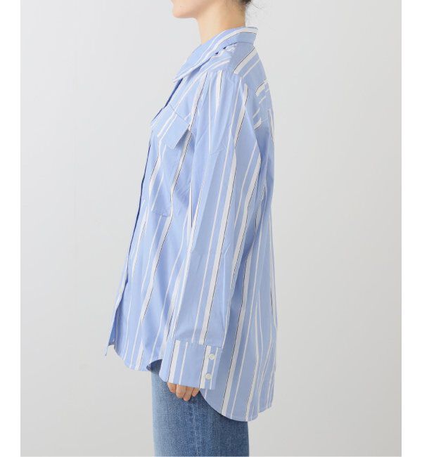 IENA LA BOUCLE「BAUM UND PFERDGARTEN/バウム ウンド ヘルガーデン stripe シャツ MILO24260」|シャツ・ブラウス|