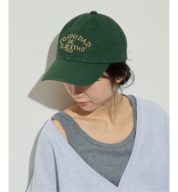 SLOBE IENA「LY/エルワイ Garabato cap キャップ」|キャップ・キャスケット|グリーン