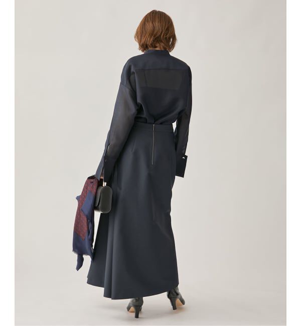 VERMEIL par iena「ダブルサテンスカート」|スカート|