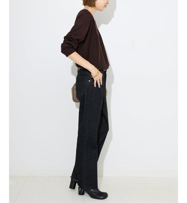 SLOBE IENA「LE DENIM MOMMY ANKLE LEG」|デニム|