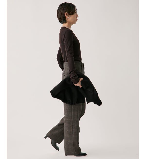 VERMEIL par iena「wool100 RIB クループルオーバー」|Tシャツ・カットソー|