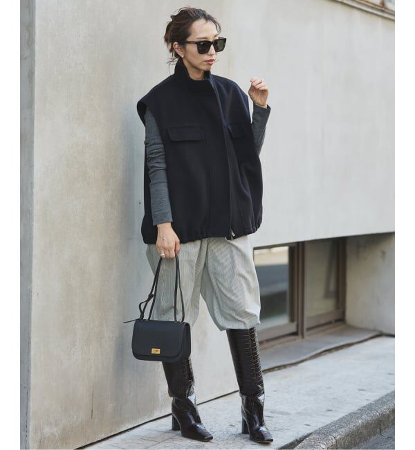 VERMEIL par iena「wool100 RIB クループルオーバー」|Tシャツ・カットソー|