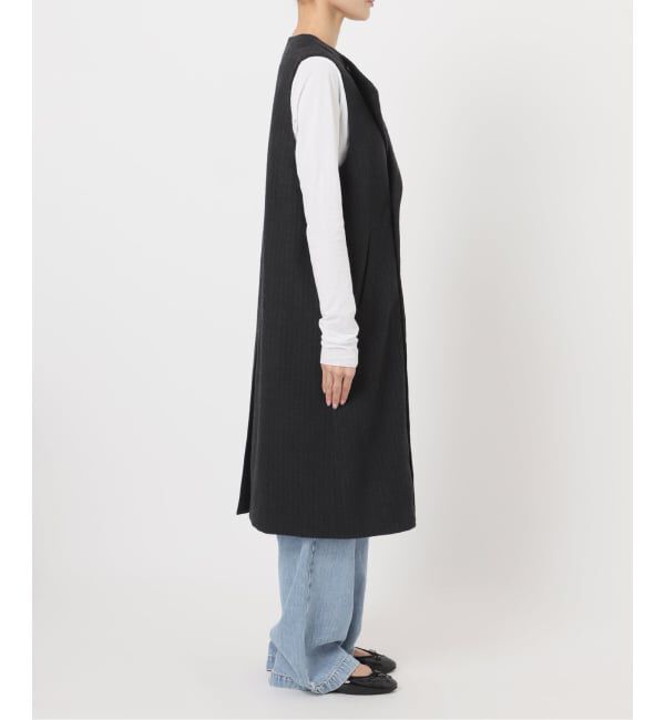 IENA「ヘザーウールロングジレ」|その他|