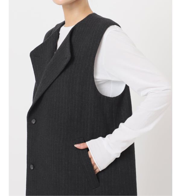 IENA「ヘザーウールロングジレ」|その他|