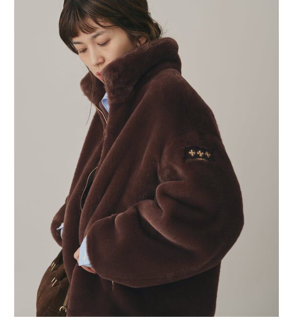 IENA「《追加》TATRAS/タトラス BARBRA バルブラ ファーブルゾン」|その他|ブラウン