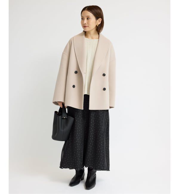 IENA「《追加》Super160 ショールカラーハーフコート」|その他|