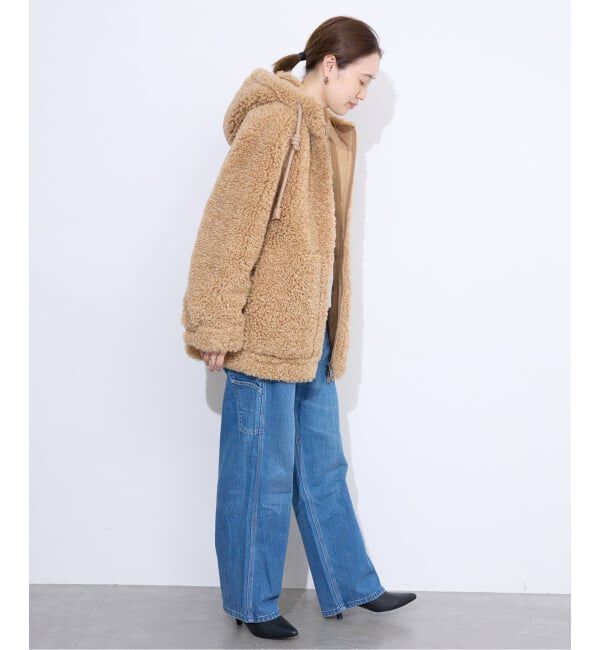 SLOBE IENA「VEGAN CODE/ ヴィ―ガンコード SLOBE別注 ボアフードブルゾン BJ20242」|その他|