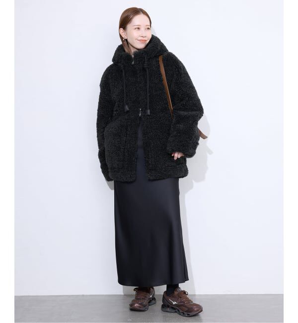 SLOBE IENA「VEGAN CODE/ ヴィ―ガンコード SLOBE別注 ボアフードブルゾン BJ20242」|その他|