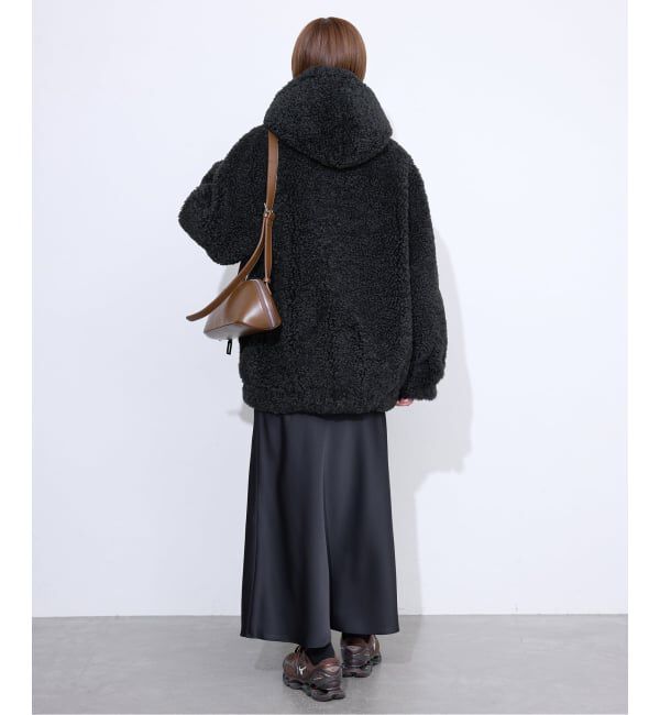 SLOBE IENA「VEGAN CODE/ ヴィ―ガンコード SLOBE別注 ボアフードブルゾン BJ20242」|その他|