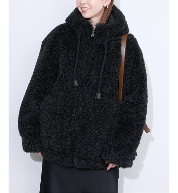 SLOBE IENA「VEGAN CODE/ ヴィ―ガンコード SLOBE別注 ボアフードブルゾン BJ20242」|その他|