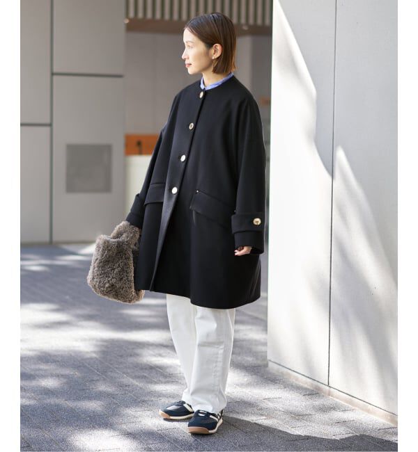 IENA「MACKINTOSH/マッキントッシュ 別注 HUMBIE NC MB EX コート L252MO1160F2K」|ノーカラーコート|