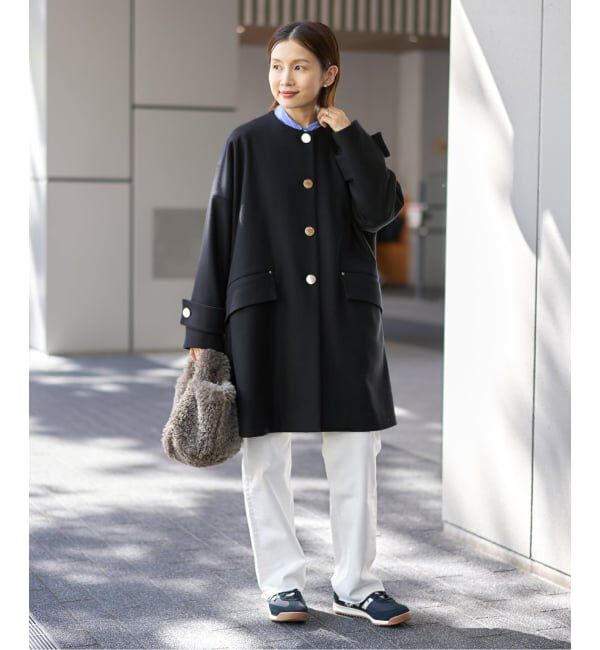 IENA「MACKINTOSH/マッキントッシュ 別注 HUMBIE NC MB EX コート L252MO1160F2K」|ノーカラーコート|