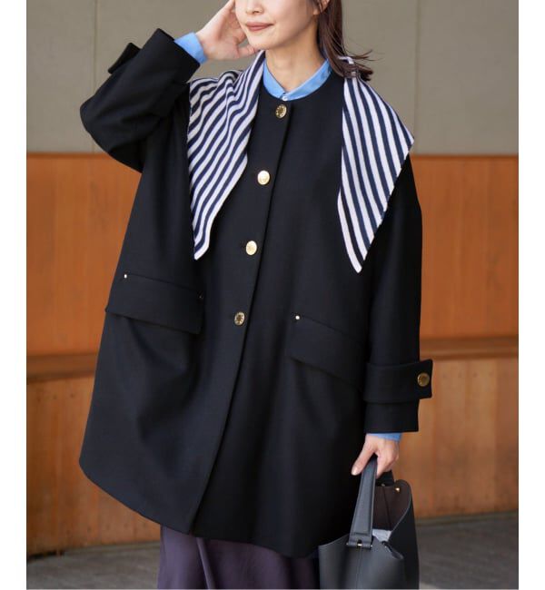 IENA「MACKINTOSH/マッキントッシュ 別注 HUMBIE NC MB EX コート L252MO1160F2K」|ノーカラーコート|