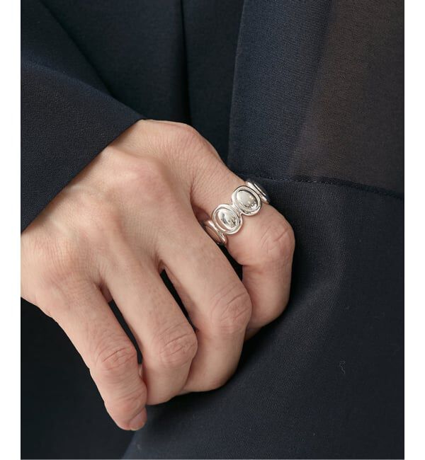 VERMEIL par iena「LIE STUDIO リエ スタジオ THE SASHA RING シルバー」|リング|シルバー