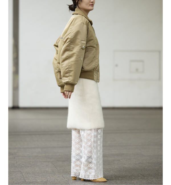 IENA LA BOUCLE「IENA LA BOUCLE ファーニットスカート」|スカート|