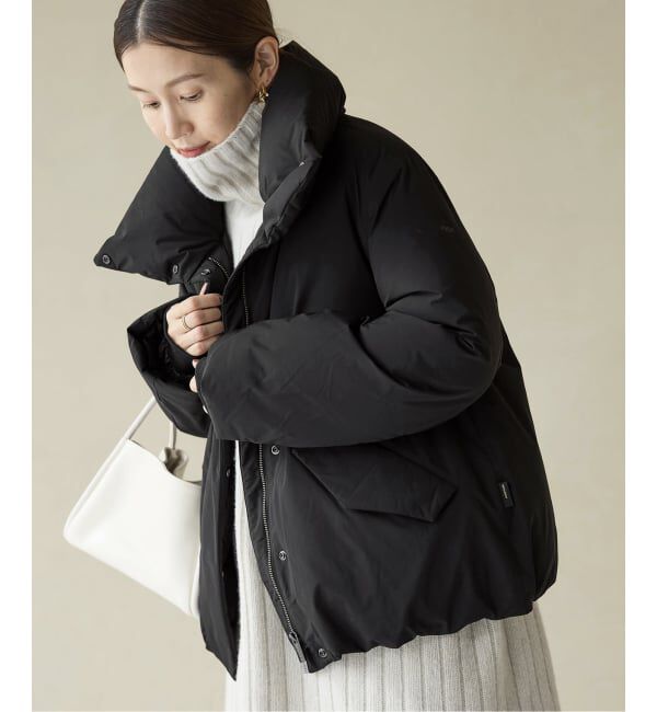 IENA「WOOLRICH/ウールリッチ LUXURY COCOON JK ジャケット」|ダウン|ブラック
