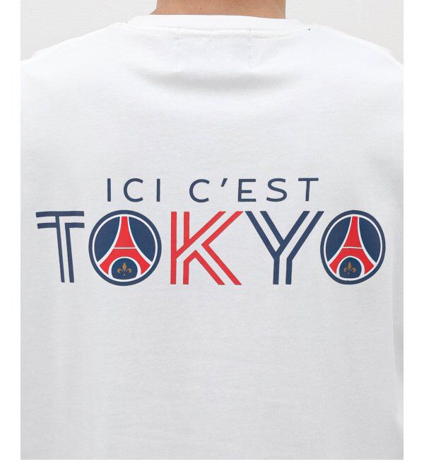 Paris Saint-Germain「【Paris Saint-Germain】トリコロール インライン プリントTシャツ」|Tシャツ・カットソー|